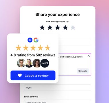 Steps to show and add a Google reviews button on website