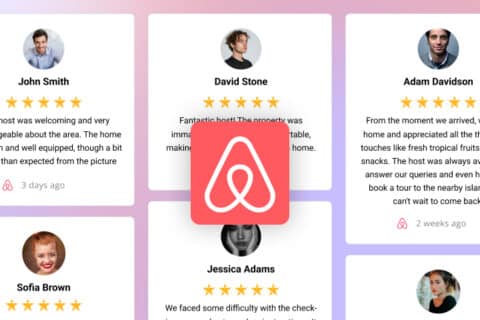 Embed Airbnb reviews