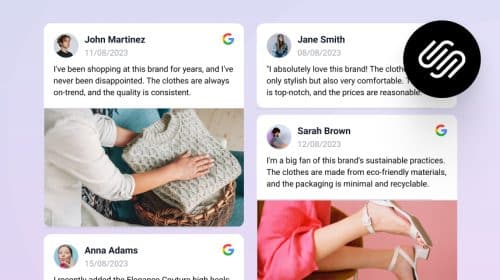 Steps to embed Google reviews in Squarespace