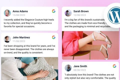 How to Embed Google reviews on WordPress website