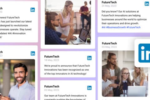 Embed LinkedIn Feed on your website