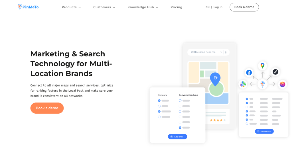 pinmeto landing page